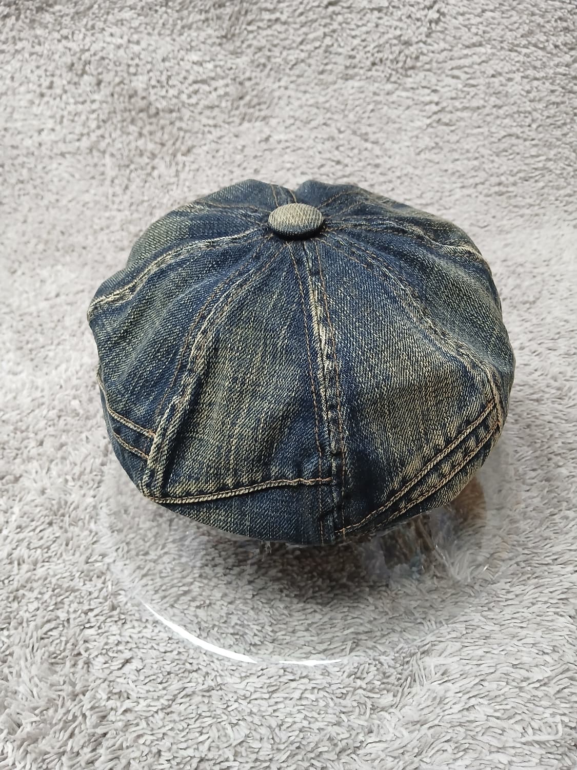 빈티지 버클 포인트 데님 빵모자 상품이미지5