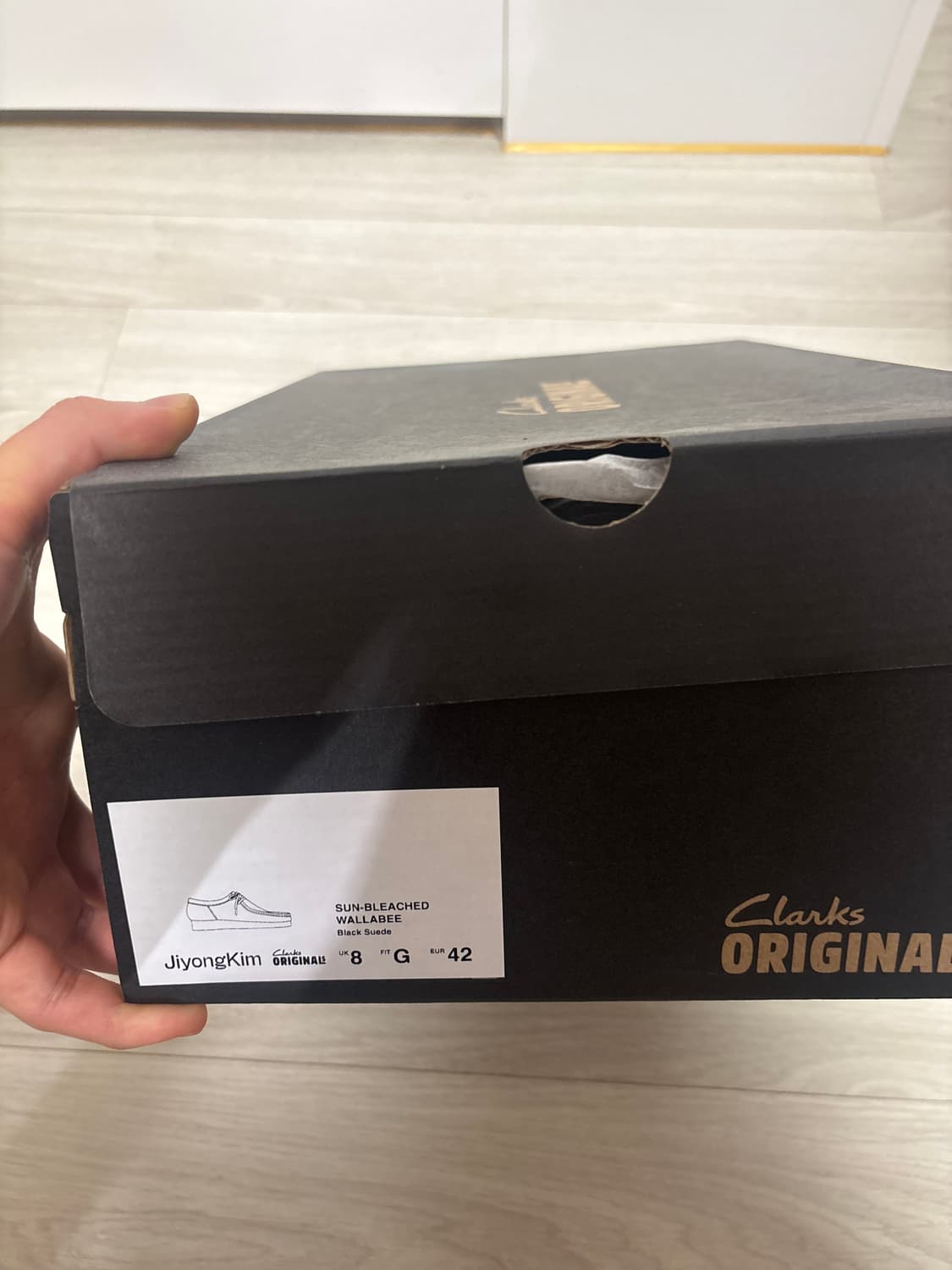 Clarks x Jiyong Kim 선블리치드 왈라비 블랙 상품이미지2