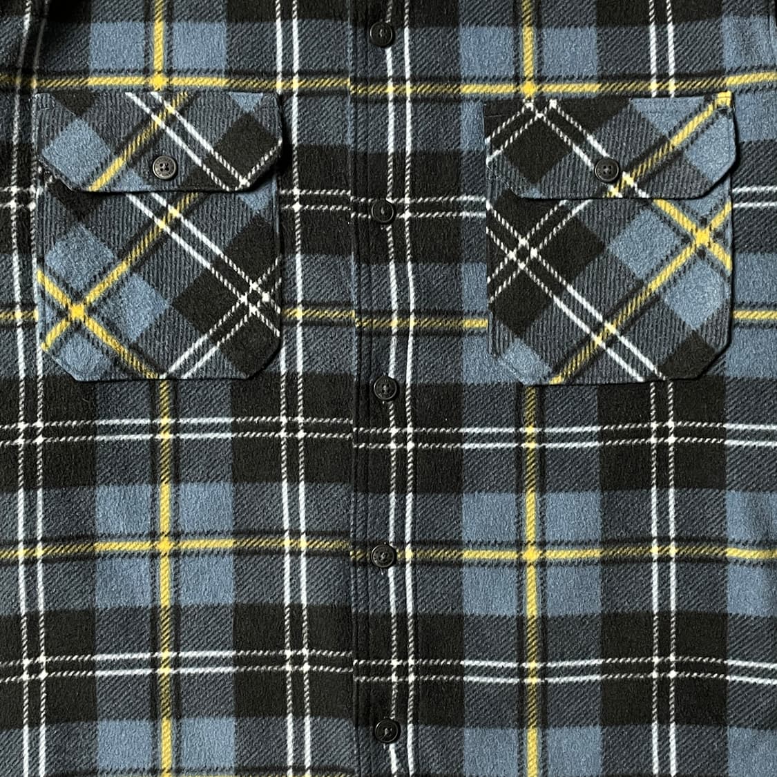 WRANGLER 랭글러 빈티지 블루 체크 플란넬 셔츠자켓 A00453 상품이미지3