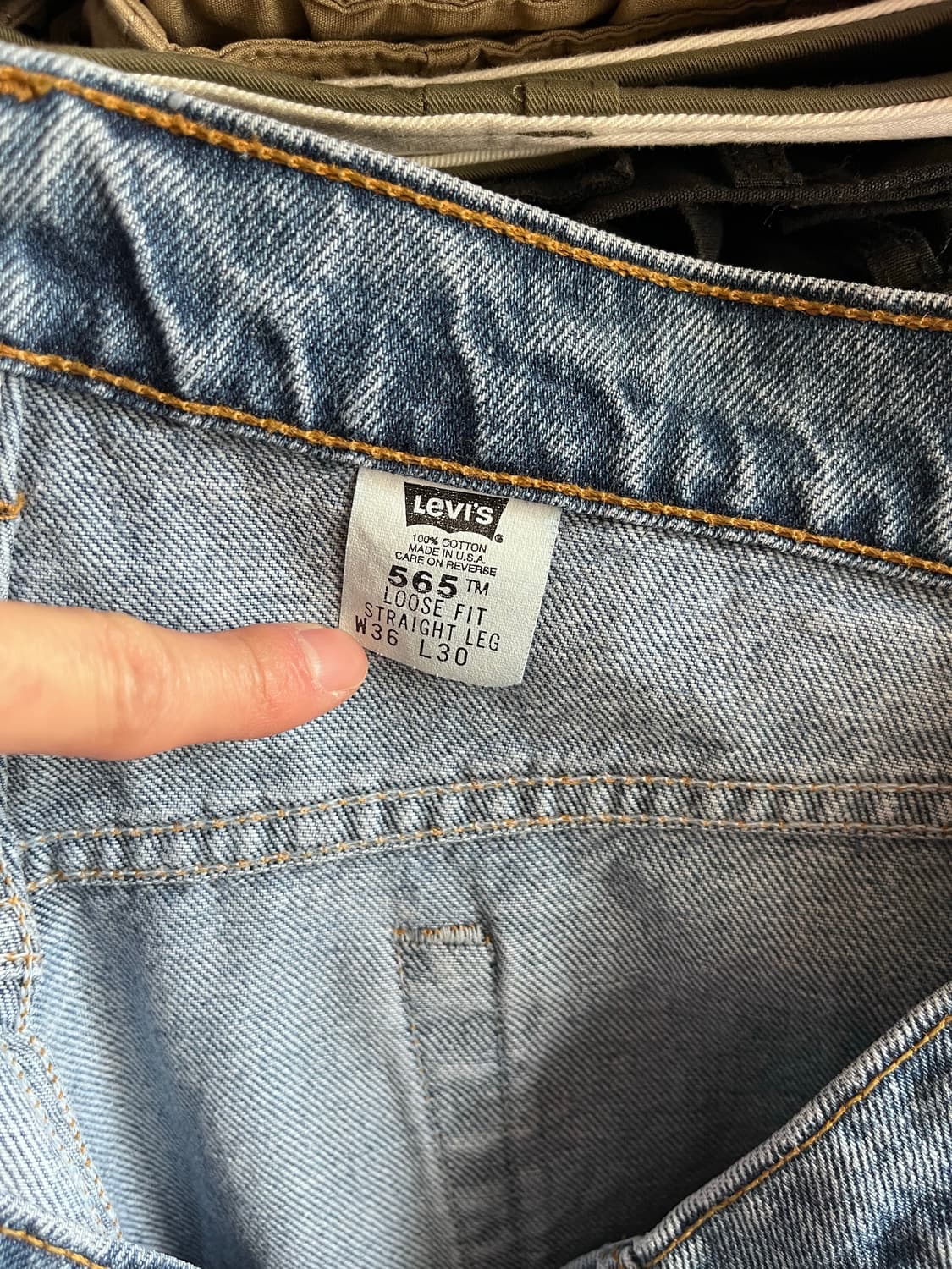 90s usa 리바이스 565 스트레이트 레그 상품이미지4