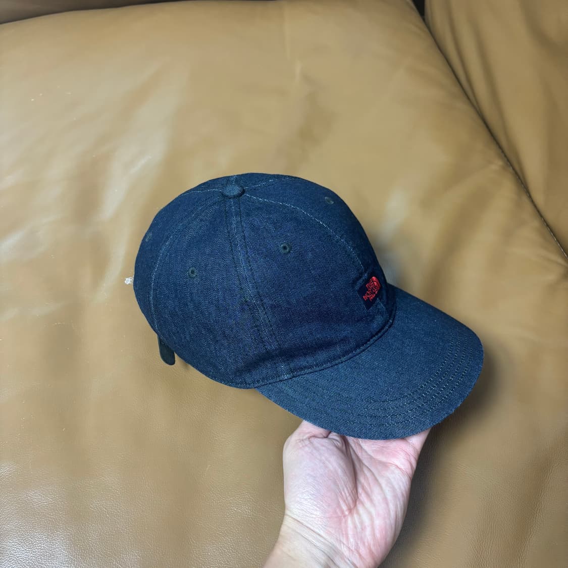 나나미카 노스페이스 퍼플라벨 워시드 데님 6패널 볼캡 모자 (Denim) 상품이미지3