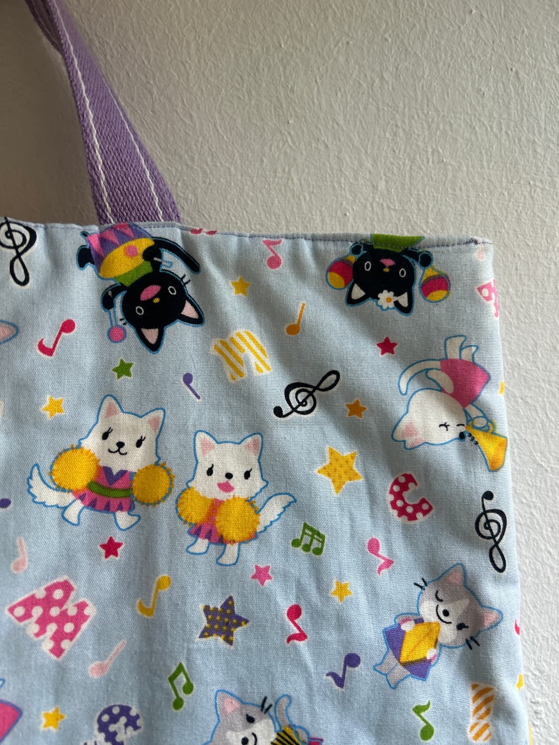 음표 고양이 손가방  상품이미지2