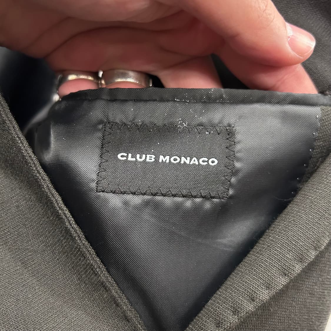 클럽모나코 퓨어울 테일러드 투버튼 블레이져 상품이미지3