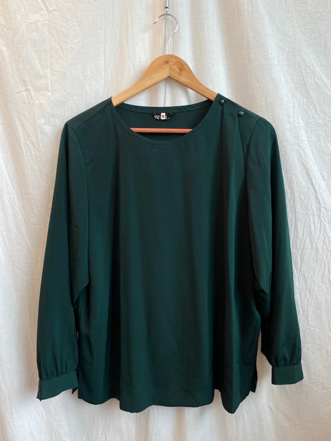 MISSEL 청록블라우스(L) 상품이미지1
