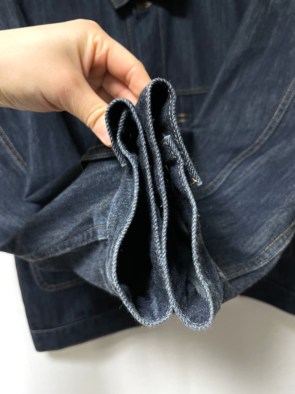 리 Lee 코듀라 데님 1st 아메카지 워크웨어 트러커 청자켓 L 상품이미지8