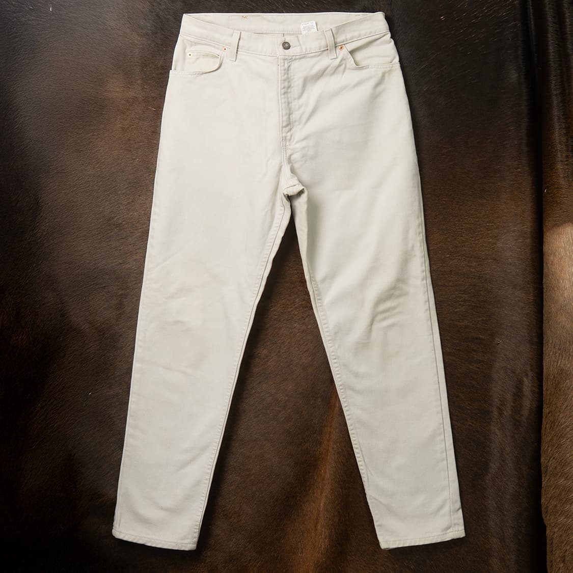 [31] 90s 리바이스 951 릴렉스드 핏 테이퍼드 레그 데님팬츠 크림 상품이미지1