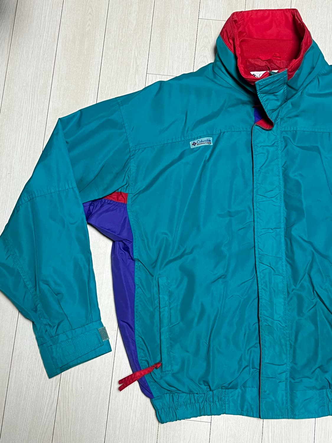 90s콜롬비아 부가부 윈드브레이커점퍼 L사이즈 상품이미지2