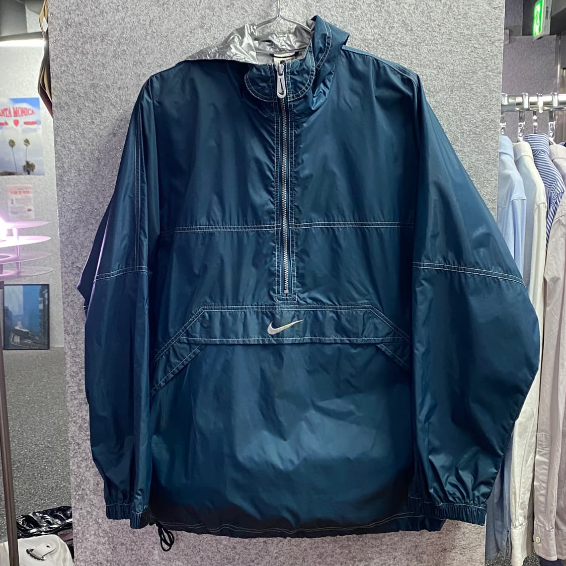 나이키00s 스카치 빅로고 네이비 아노락 B3224  상품이미지2