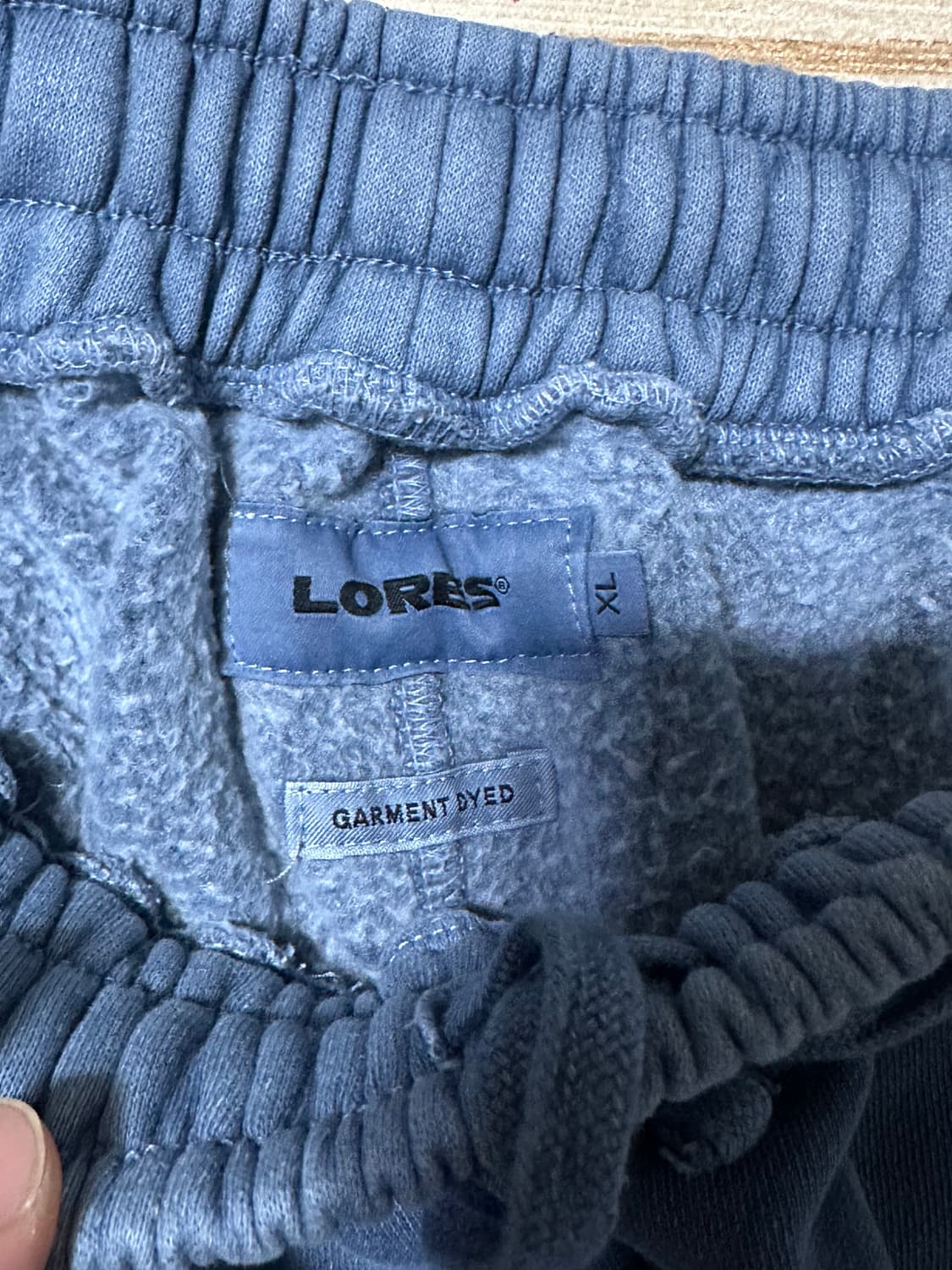Lores 로어즈 가먼트 다이드 트레이닝 팬츠 SIZE XL 상품이미지2
