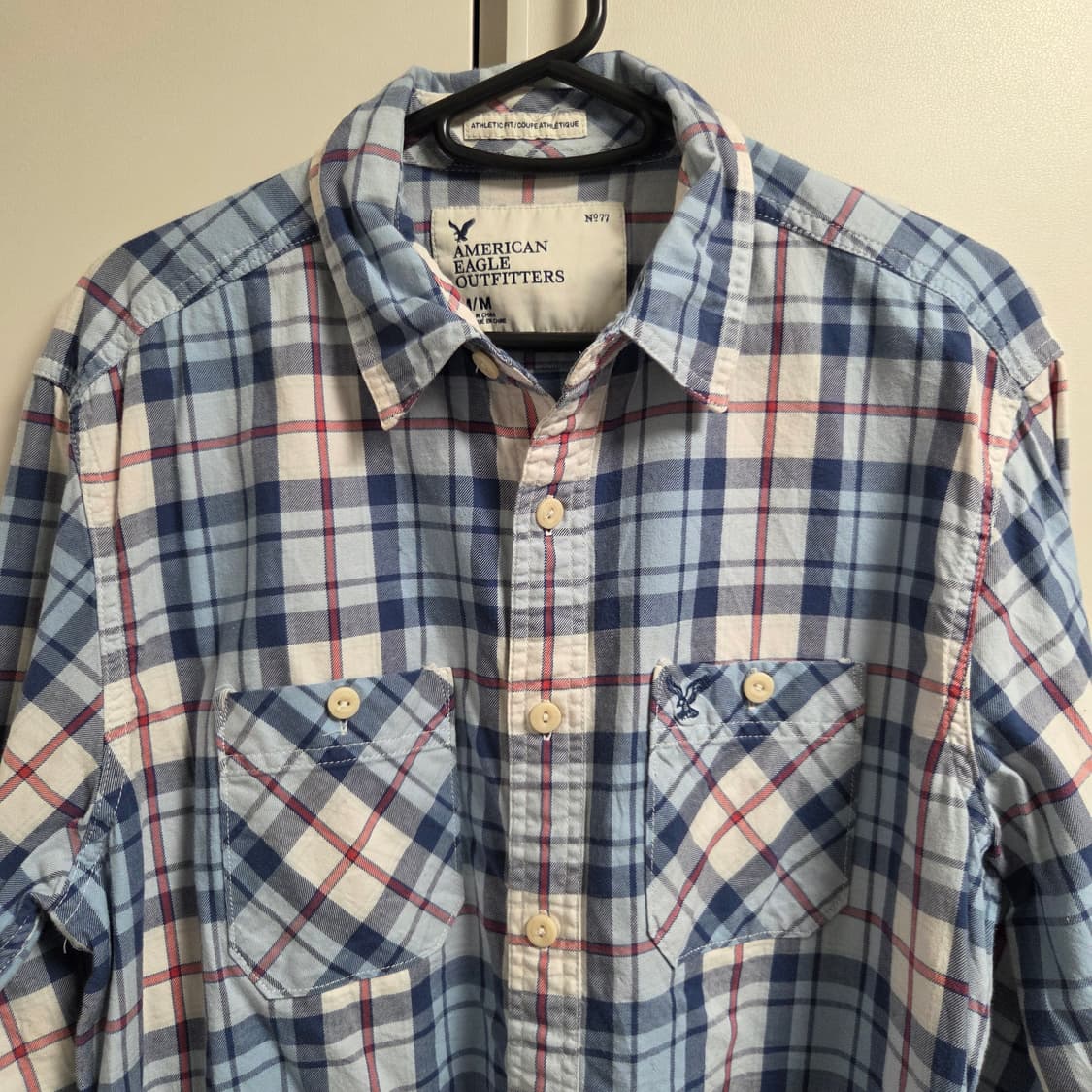 American Eagle 빈티지 체크 셔츠 L(100) 상품이미지2