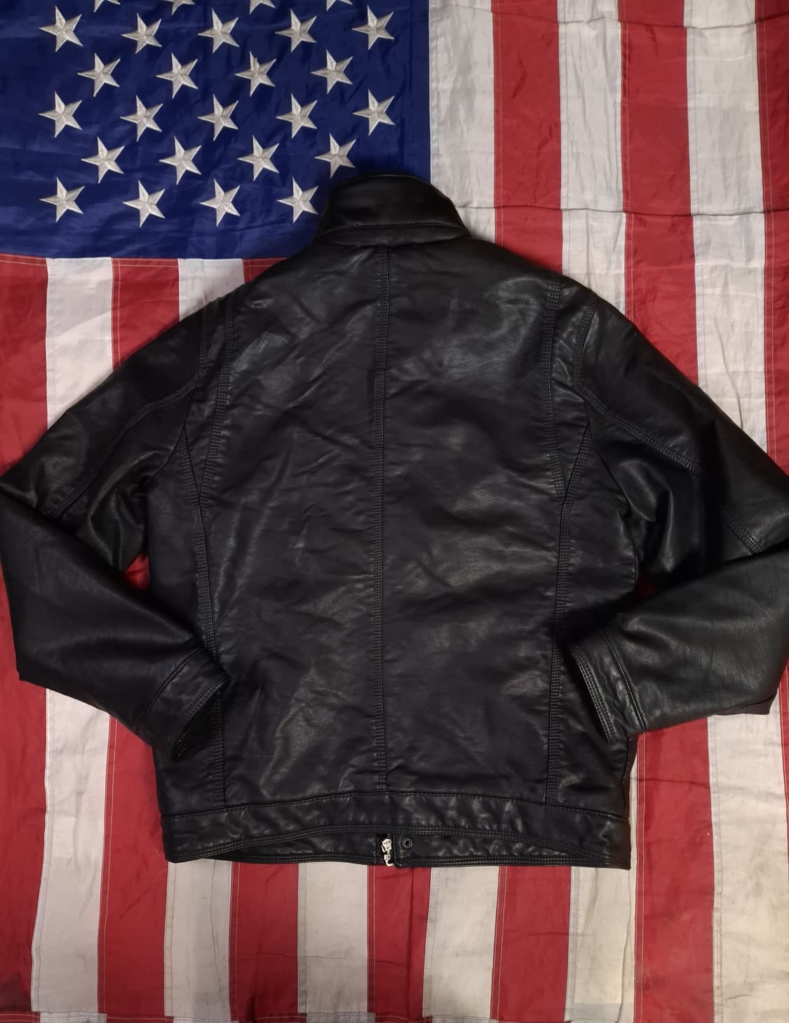 오리지날 리바이스 블랙 합성피혁 쉐르파 트러커자켓 상품이미지9