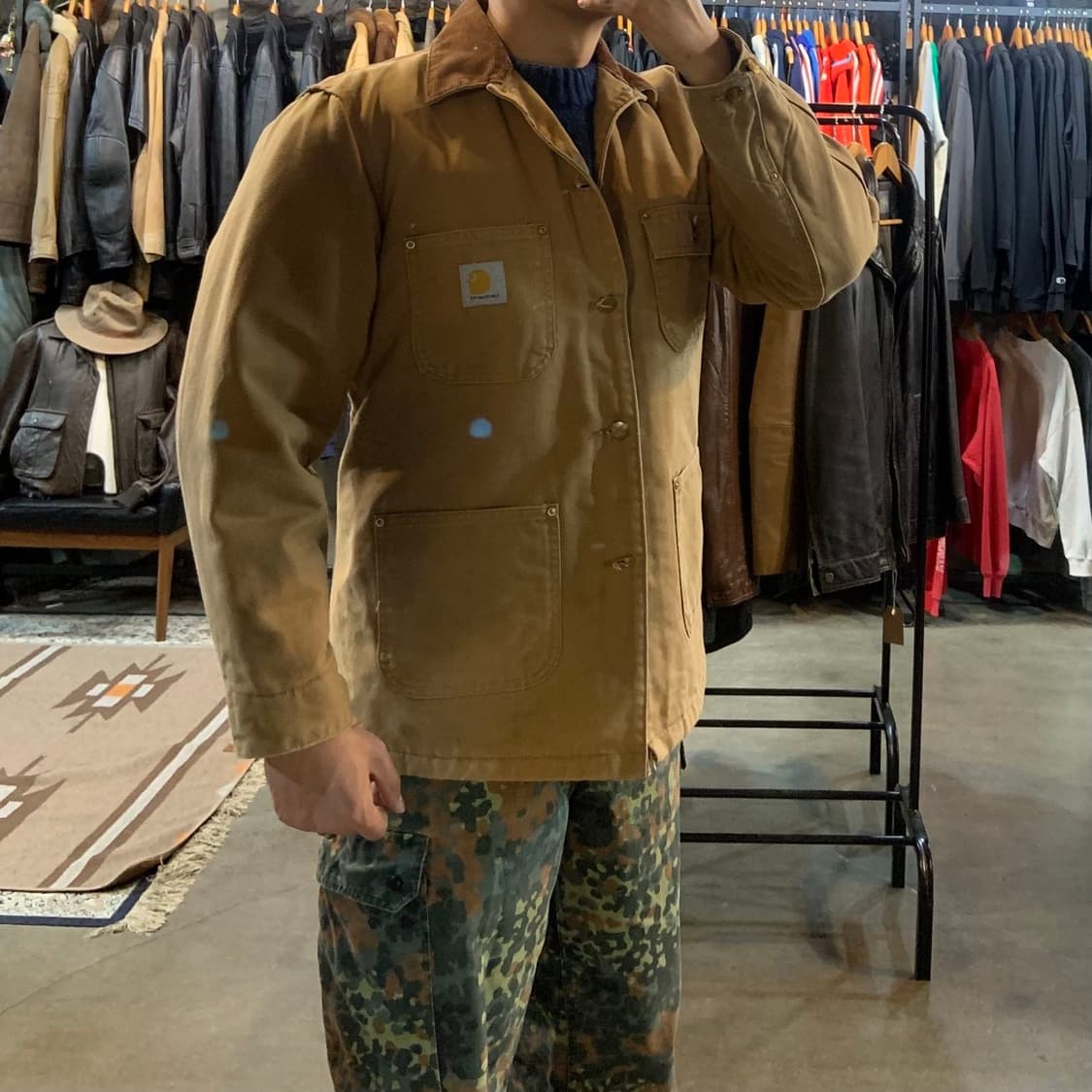 칼하트 90s USA C01 초어 코트 L 블랭킷 상품이미지2