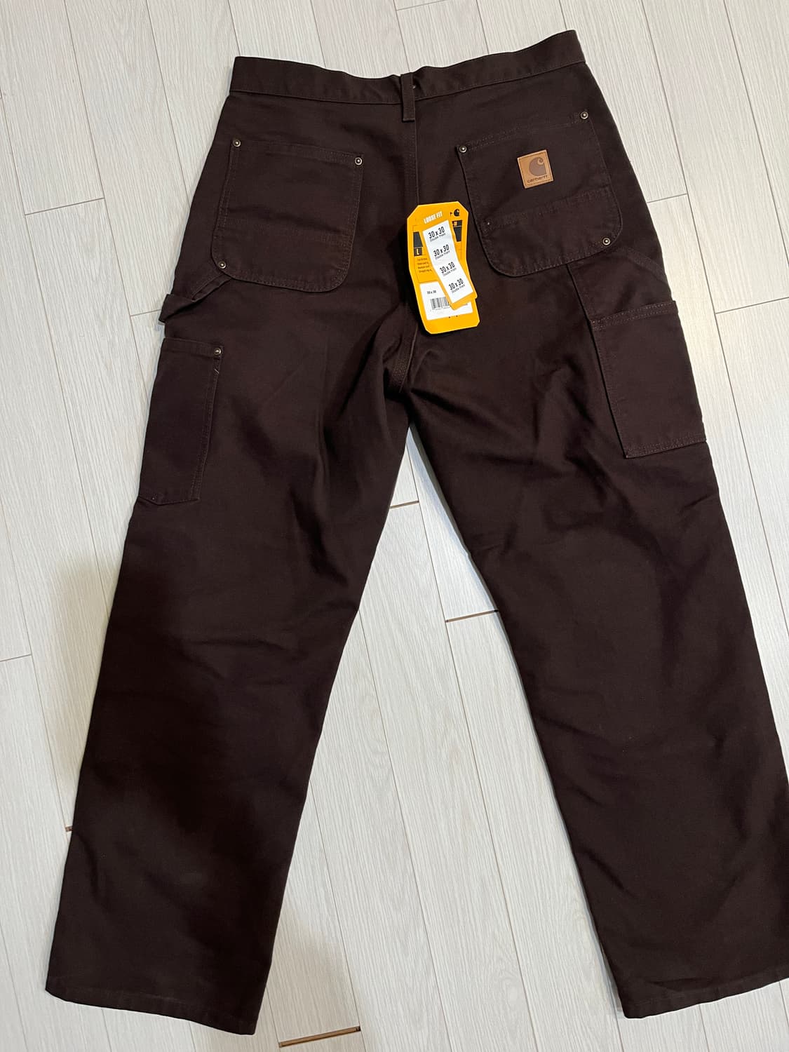 칼하트 더블니 b136 다크브라운 30x30 새상품 상품이미지1