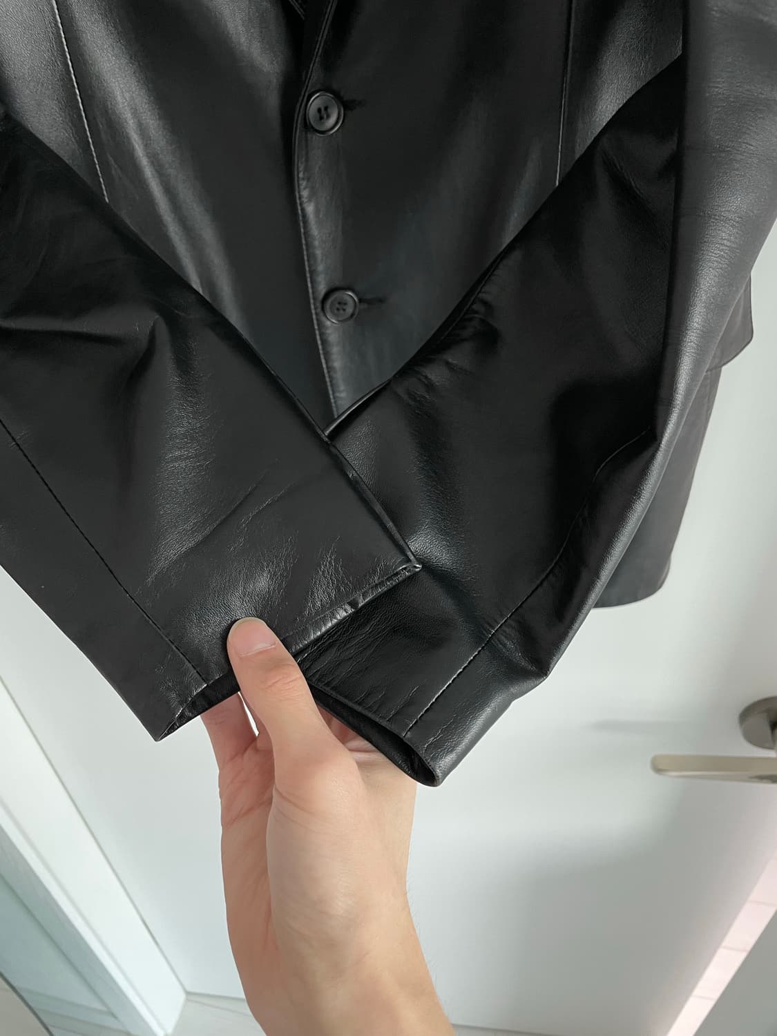 Dior homme 02ss 쇼피스 레더자켓 상품이미지4