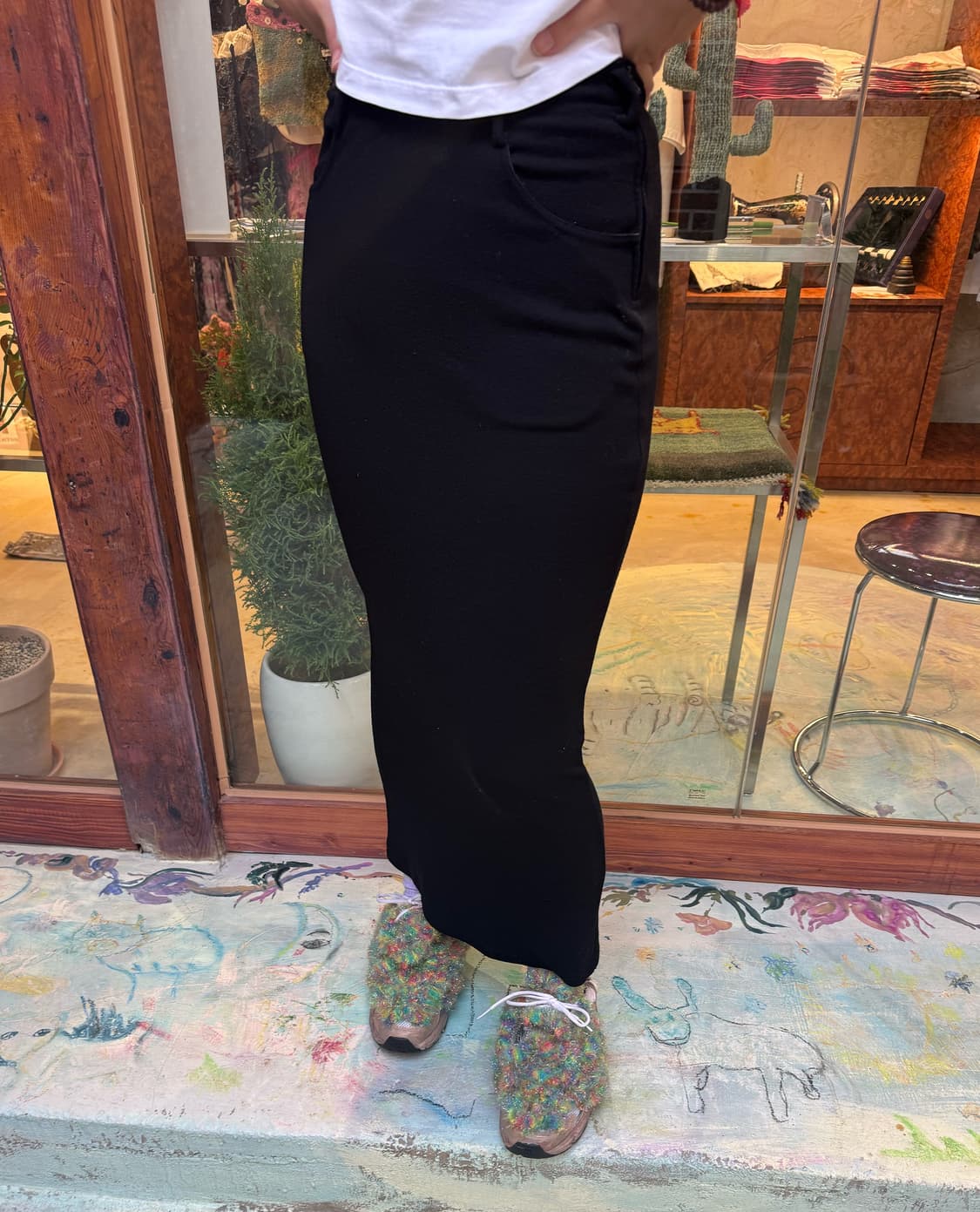 Y’s yohji yamamoto fitted jersey skirts 상품이미지1