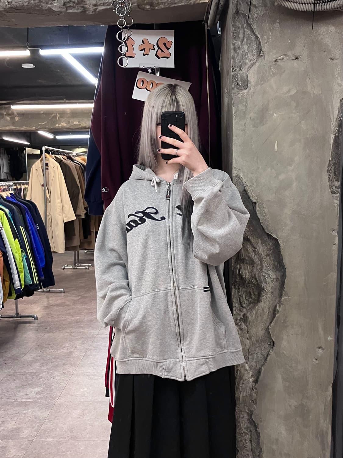 칼 카니 후드집업 그레이 L  #csz3534 상품이미지2