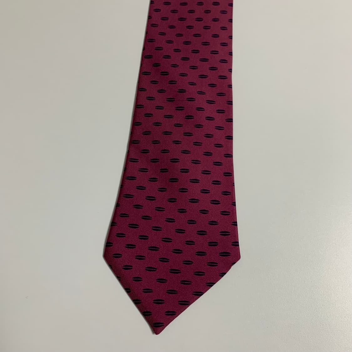 에르메스 프랑스 100실크 명품넥타이 기하학적패턴 A등급9.5cm 상품이미지8