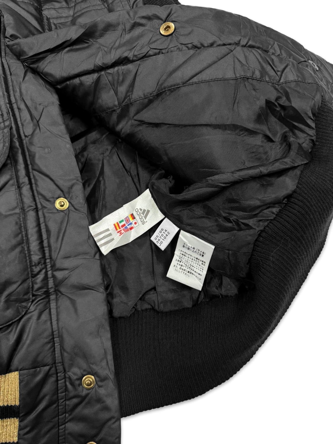 빈티지 아디다스 블랙 펴 후드 패딩 베스트 상품이미지5