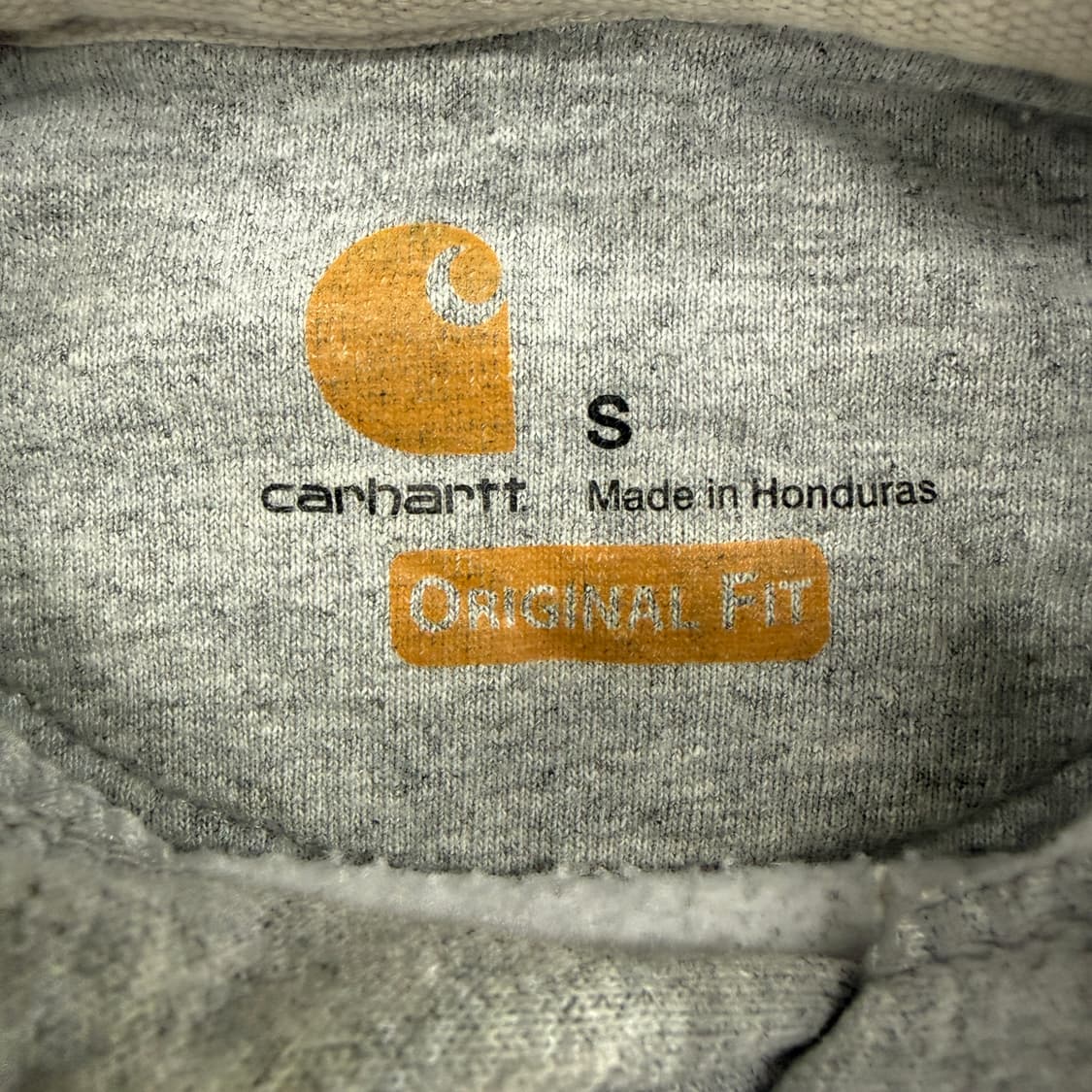 (S) 칼하트Carhartt 스펠 아웃 후드티셔츠(그레이) 상품이미지3