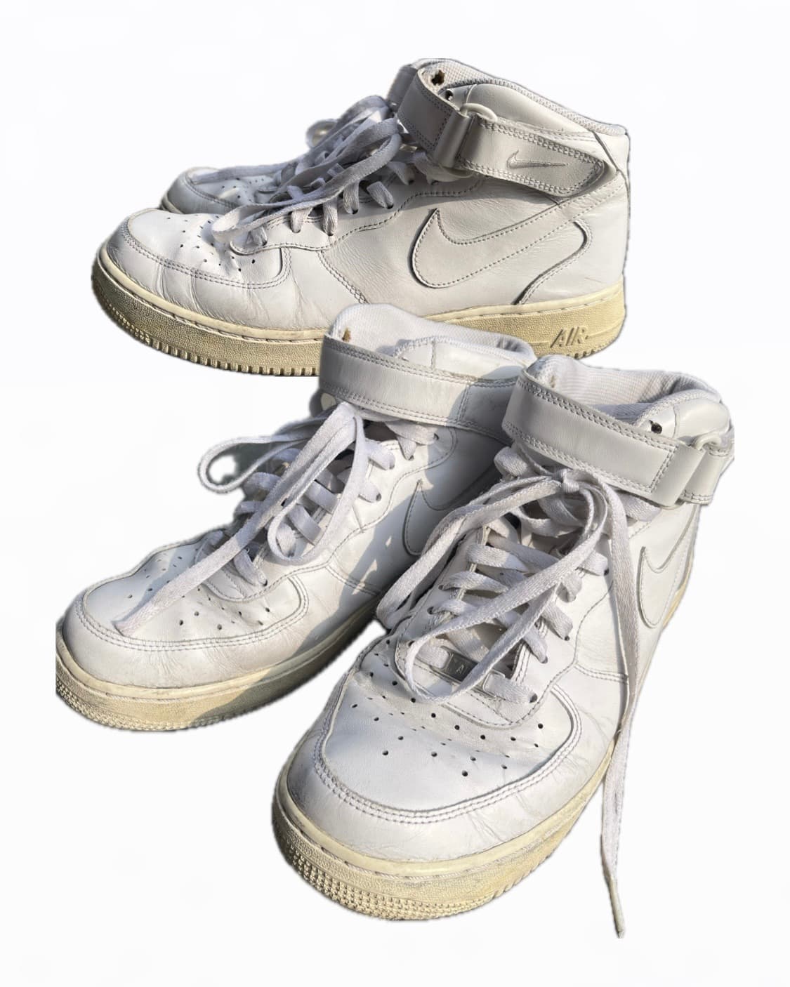 나이키 에어포스 1 미드 트리플 화이트 280 상품이미지2