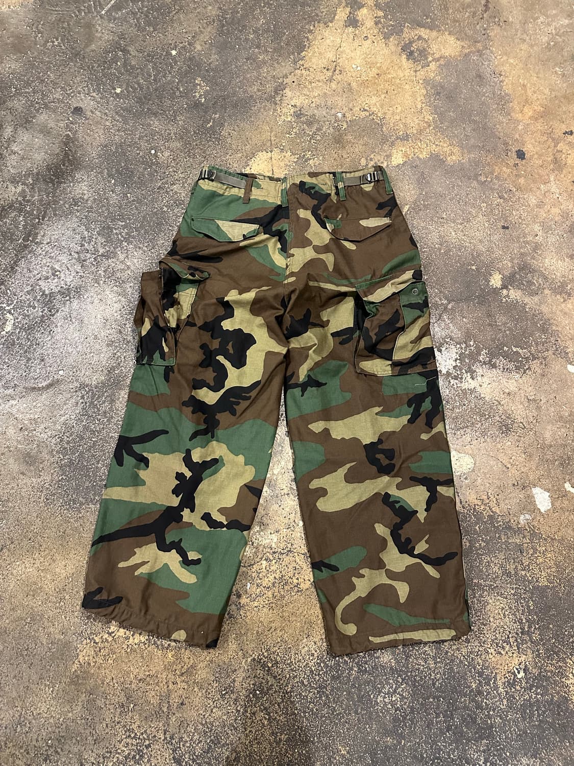 빈티지 80s M65 우드랜드 필드 팬츠 상품이미지2