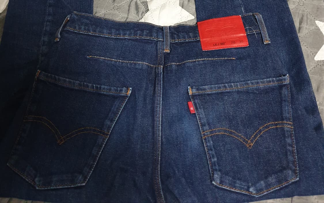 리바이스 슬림핏 엔지니어드 LEJ 502 스판 커브드 데님 팬츠 (28) 상품이미지2