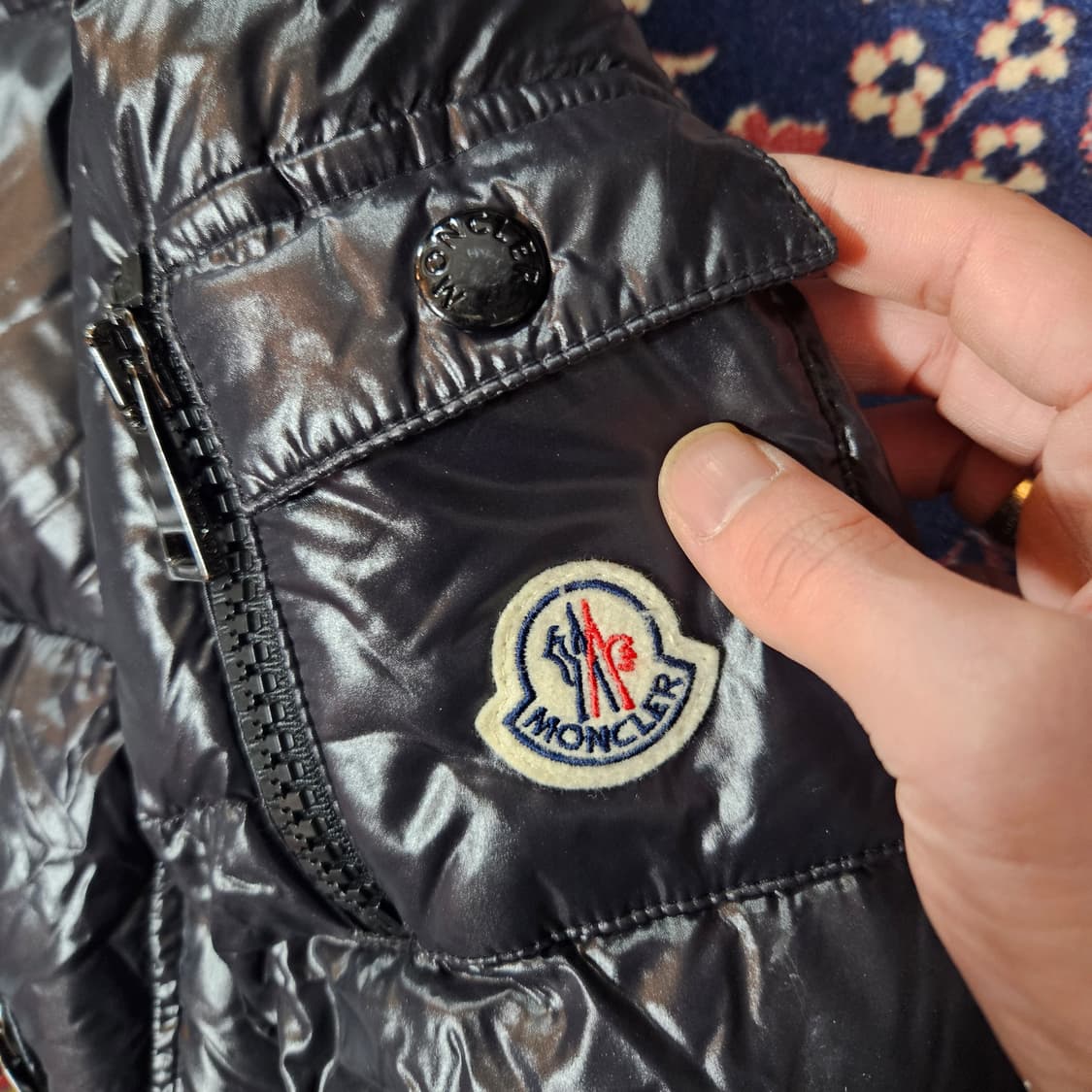 몽클레어(MONCLER) 20fw 모야돈스 유광 패딩 0 size 상품이미지5