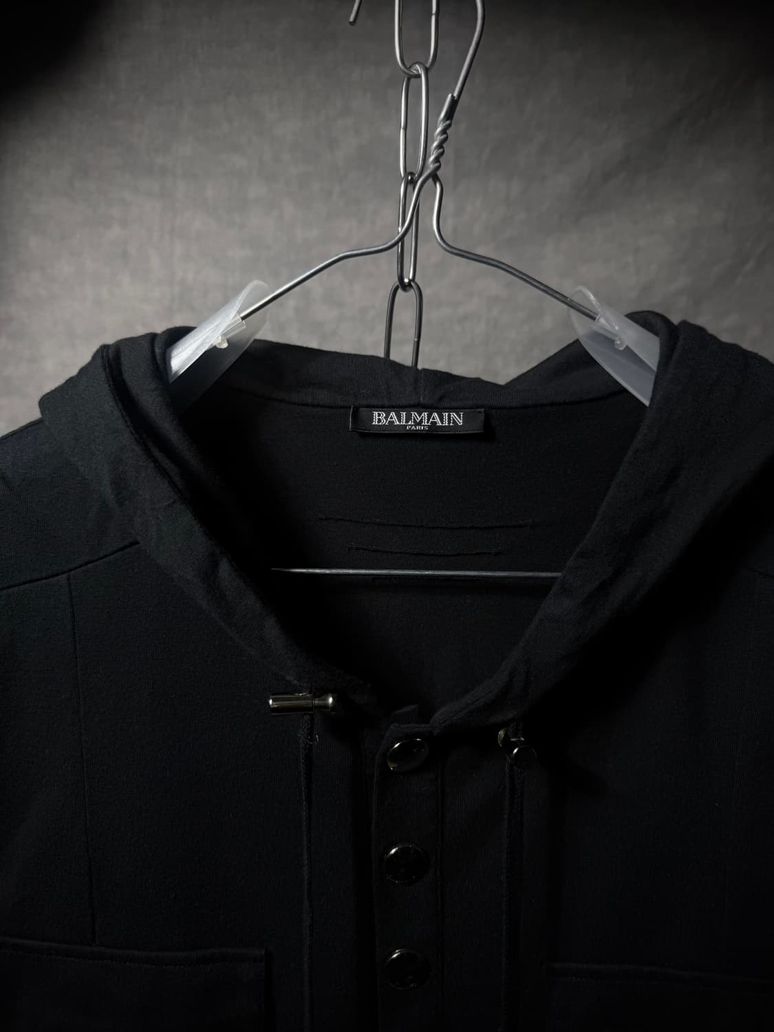 Balmain 17ss Henley Hoodie Sleeveless 상품이미지5