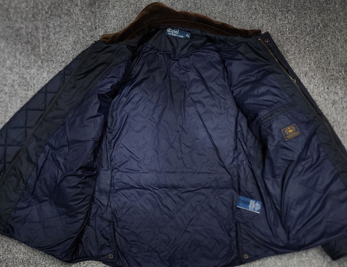 폴로 랄프로렌 코듀로이 카라 퀄팅 퀼팅 자켓 XL 상품이미지3