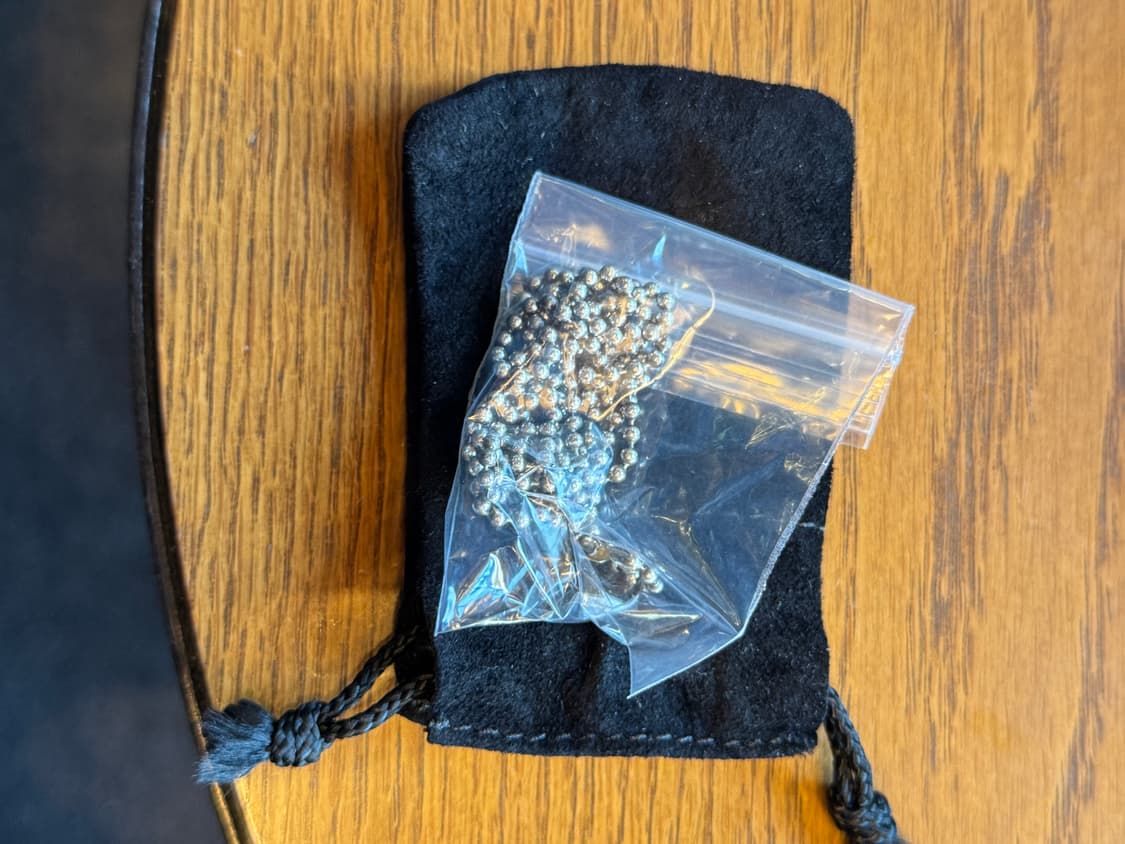 새상품) 크롬하츠 정품 볼체인 30인치 영수증0 상품이미지1