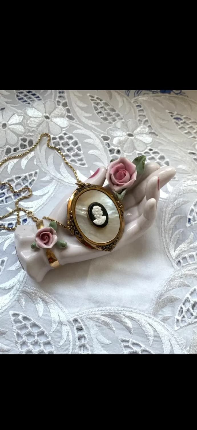 앤틱 카메오 브로치  상품이미지1