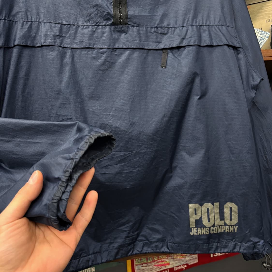 90s 폴로진스 올드스쿨 립스탑 윈드브레이커 아노락 N175 상품이미지4