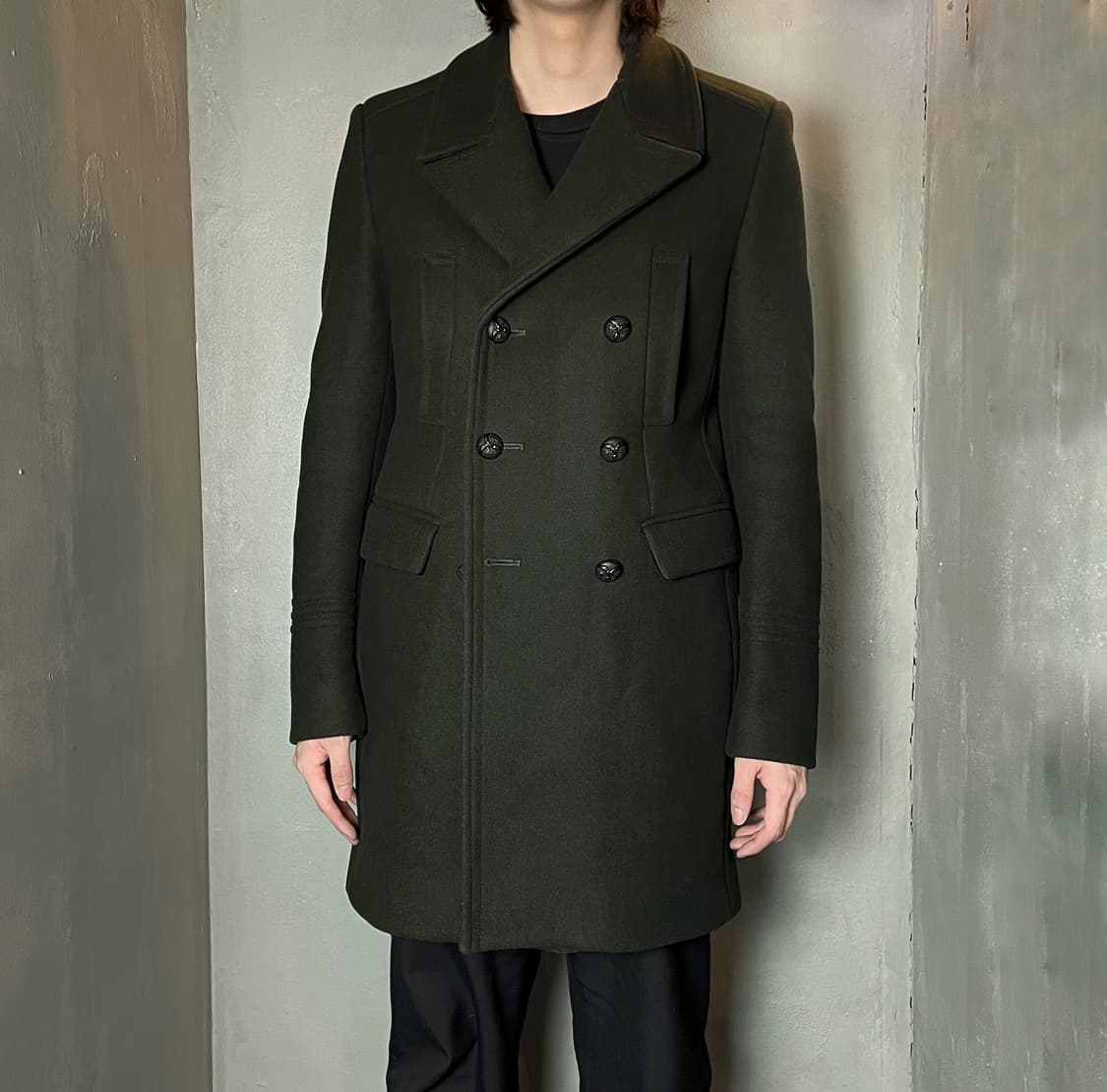 시스템 밀리터리 오피서 코트 상품이미지3