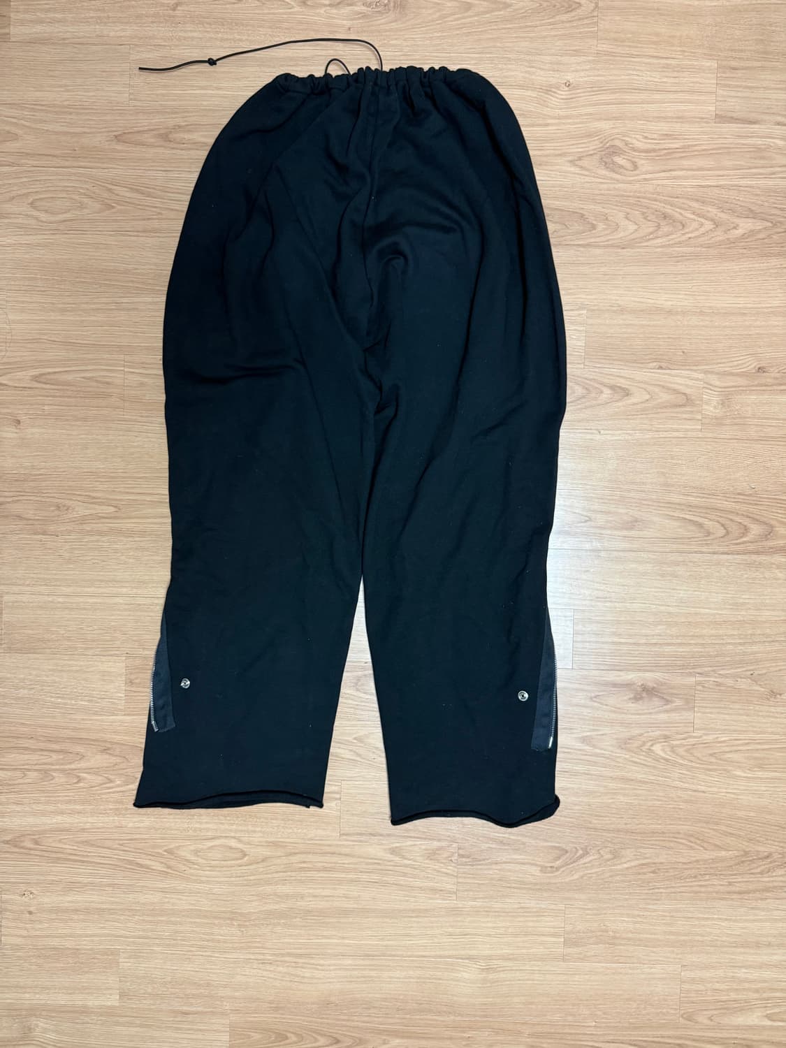 프랙티컬앤리얼스틱 블랙 지퍼 팬츠 os 상품이미지6