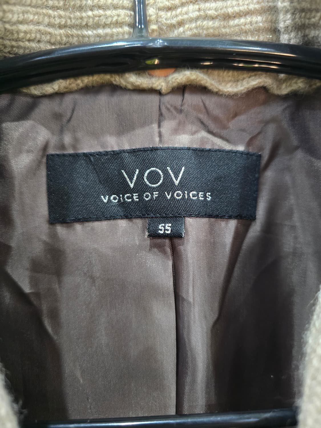 VOV 더블 버튼 모직 코트 상품이미지2