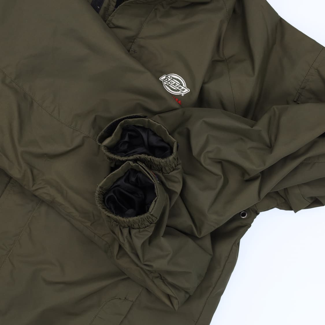 [L] 디키즈 올드스쿨 포켓 윈드 바람막이 점퍼 카키 3844 상품이미지5