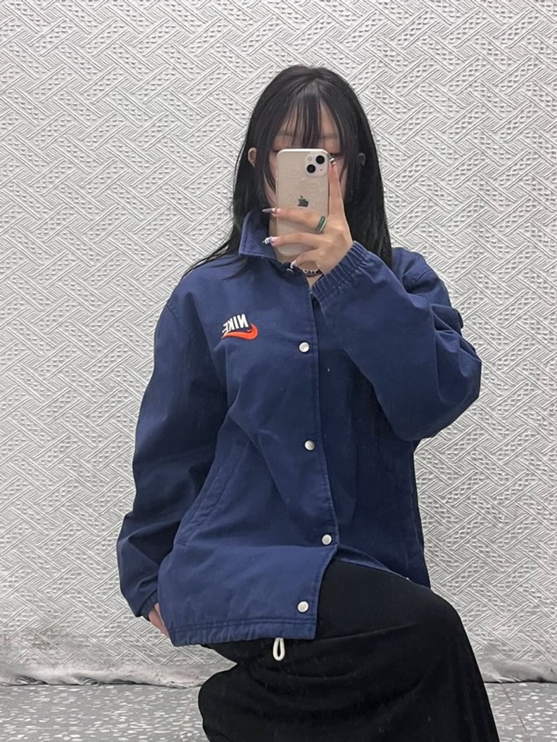 나이키 올드스쿨 레트로 퀄팅 누빔 자켓 XXL C07721 상품이미지1