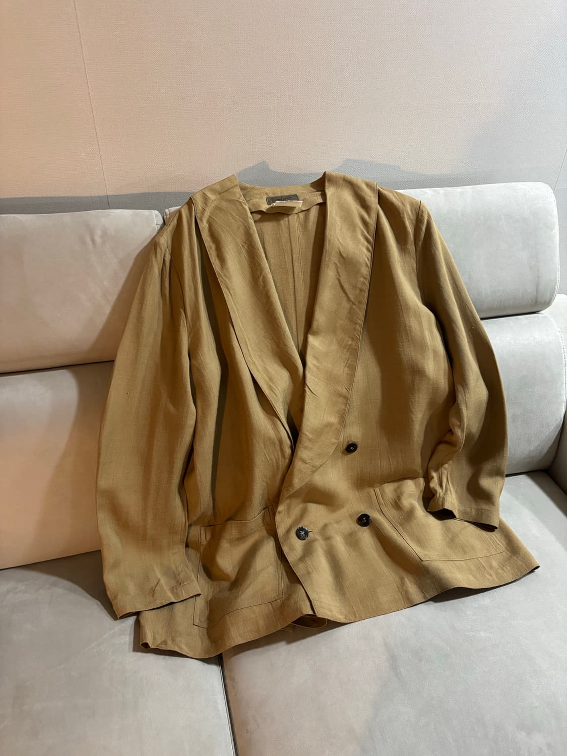 Yohji Yamamoto Linen Jacket 요지야마모토 린넨자켓 상품이미지1