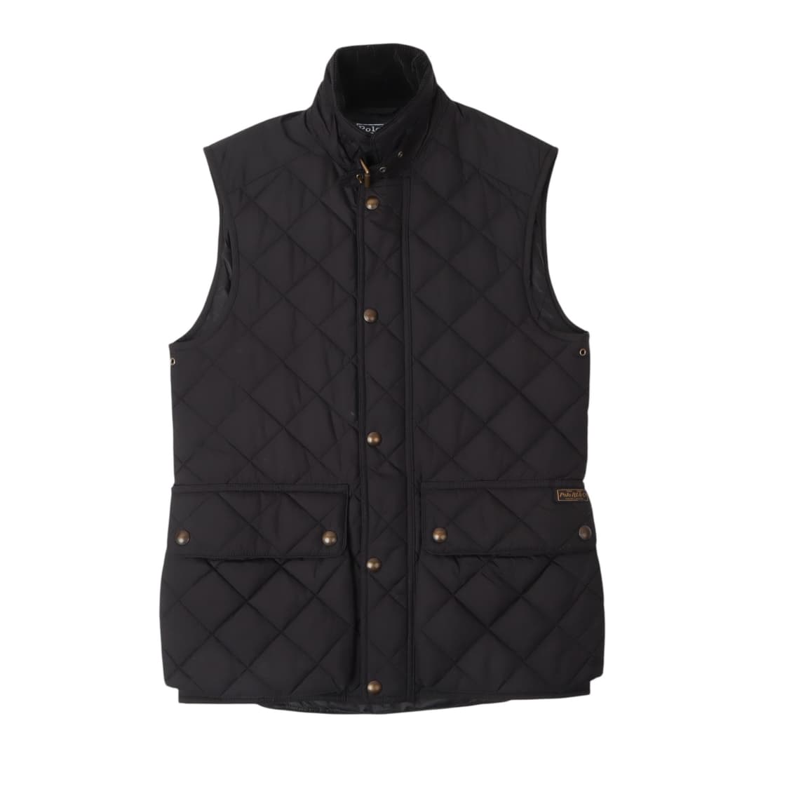 폴로 랄프로렌 블랙 코듀로이 퀄팅 베스트 상품이미지1