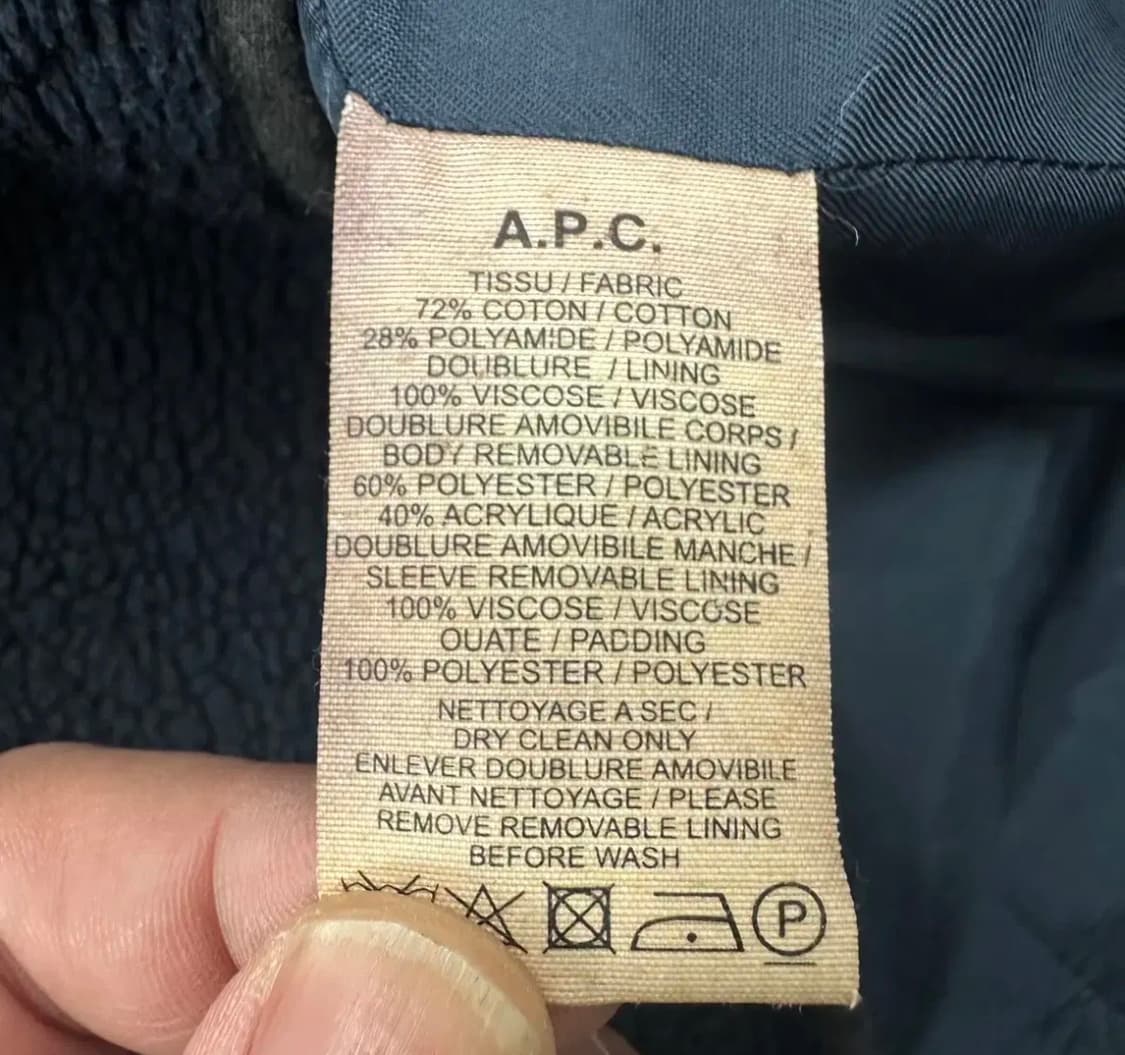 A.P.C 아페쎄 헤비코튼 코트 상품이미지5