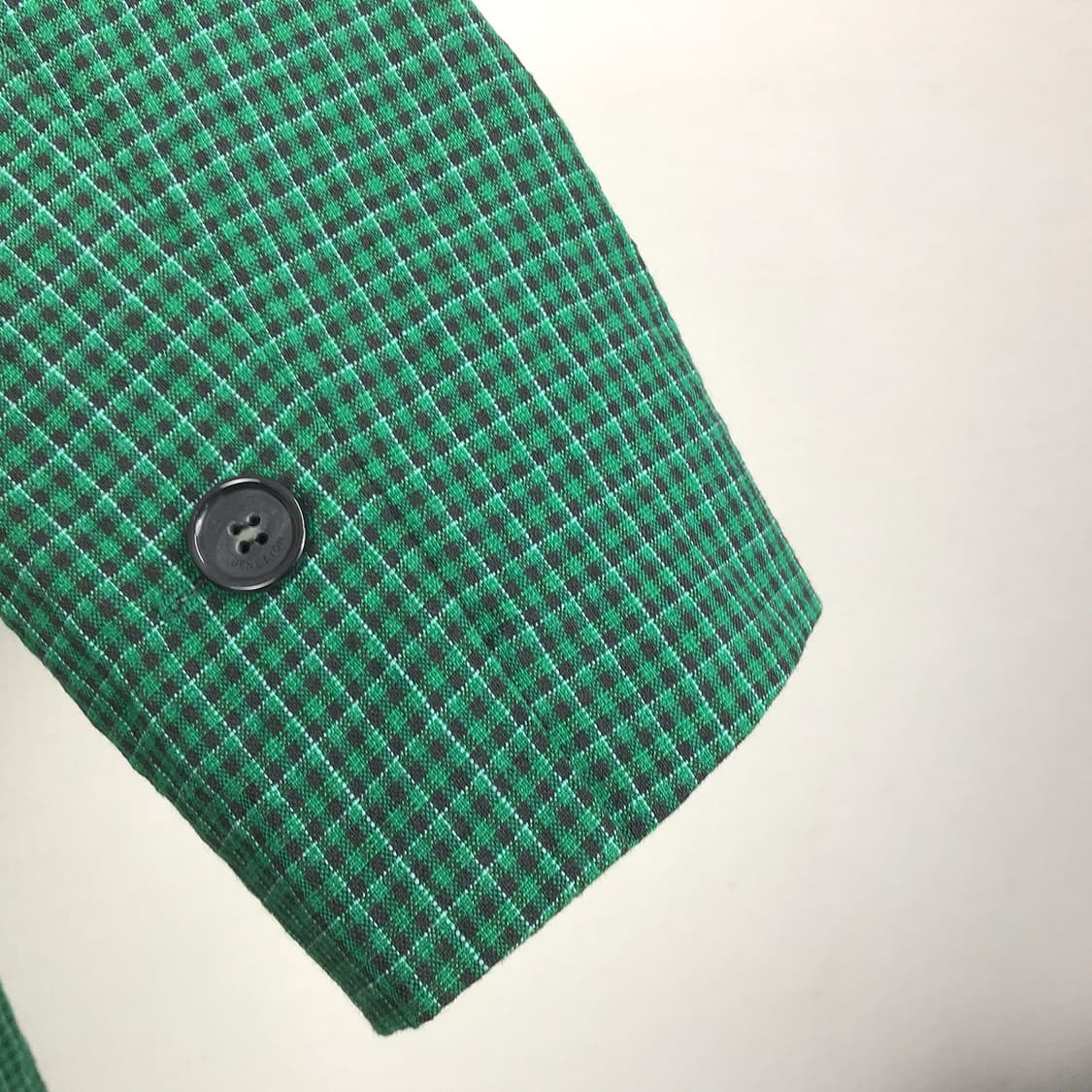 베네통 린넨 혼방 체크 자켓 여성44 (66) 상품이미지5