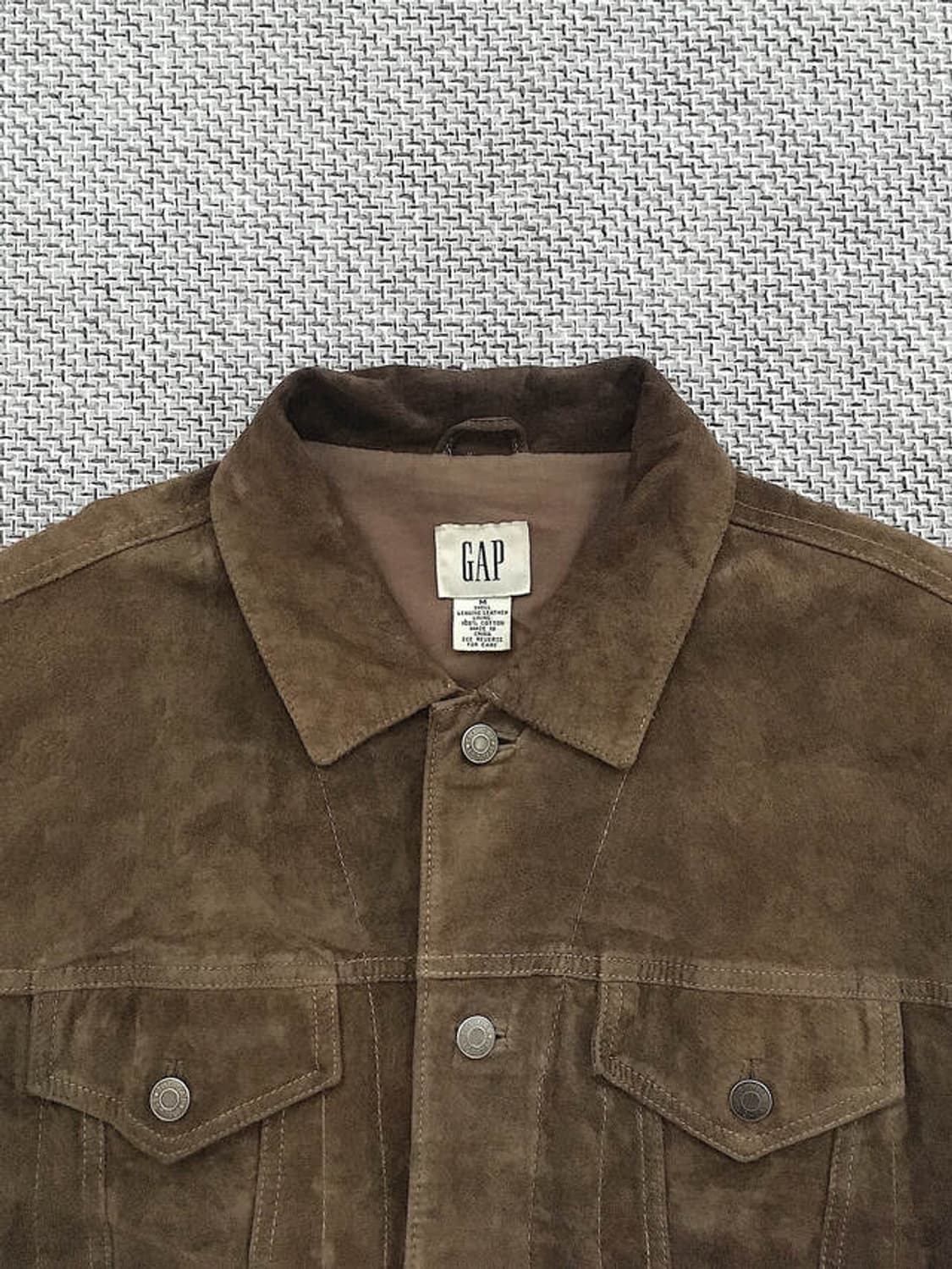 90s original suede 3rd trucker jacket 상품이미지2