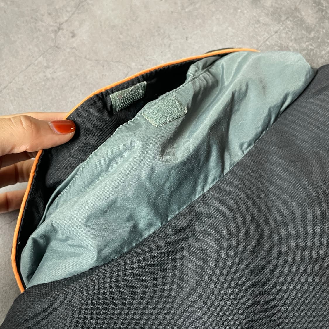 COLUMBIA 컬럼비아 빈티지 카키 후드 윈드브레이커 A00508 상품이미지8