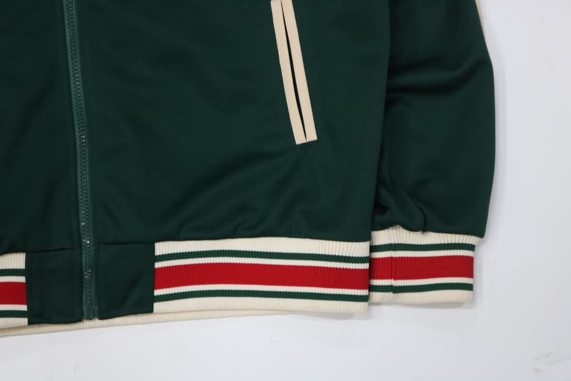 테드컴퍼니 빈티지 밀리터리 그래픽 그린 트랙 저지 자켓 (XL) 상품이미지4