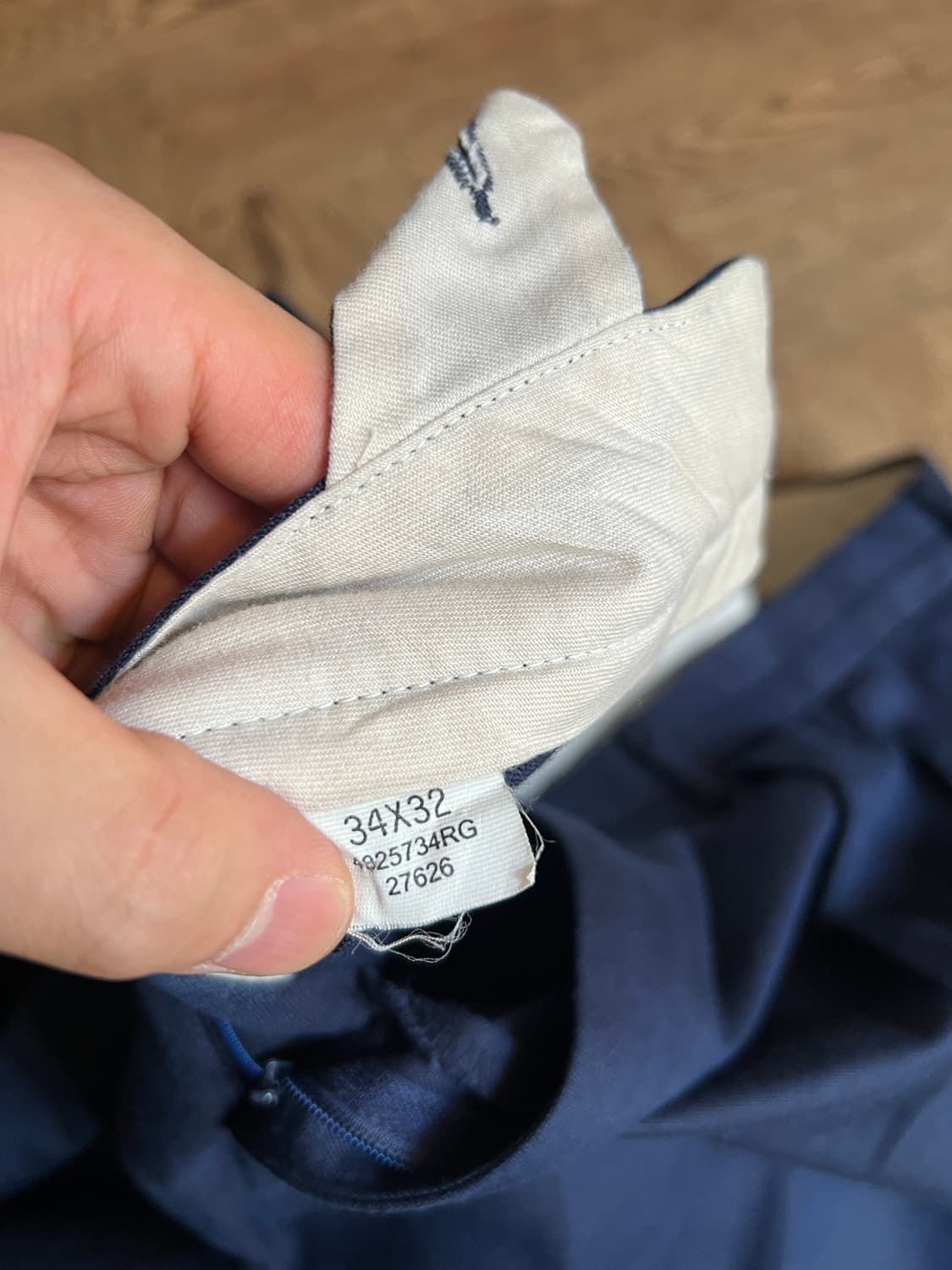 [34]폴로 랄프로렌 네이비 코튼 린넨 치노 팬츠 상품이미지7