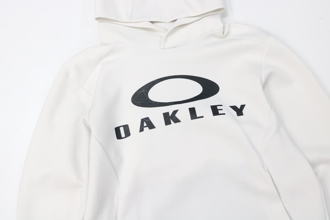 오클리(Oakley) 빅로고 화이트 기능성 후드 티셔츠 (XL) 상품이미지3