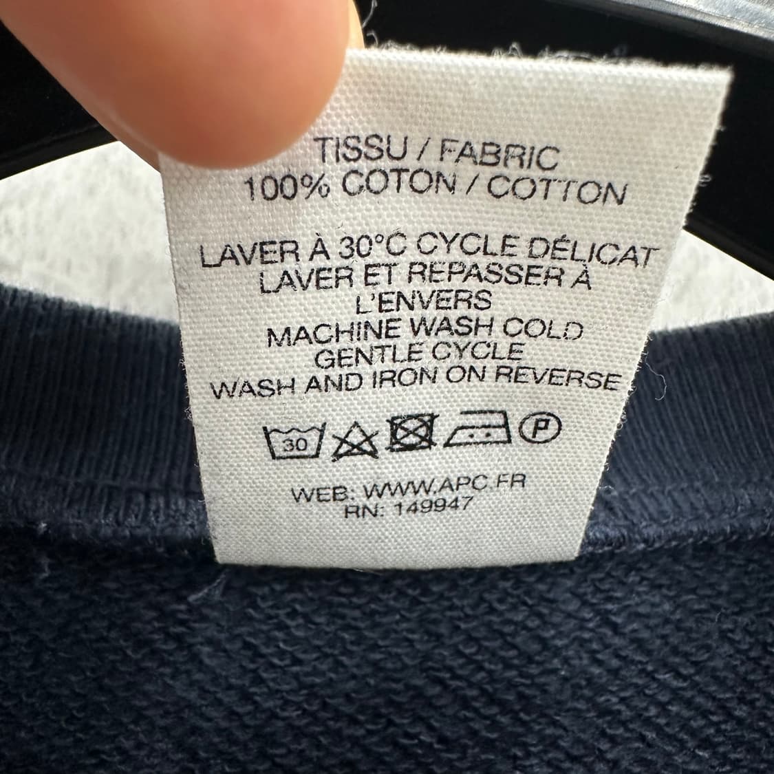 90 아페쎄 여자 루즈핏 맨투맨 상품이미지4