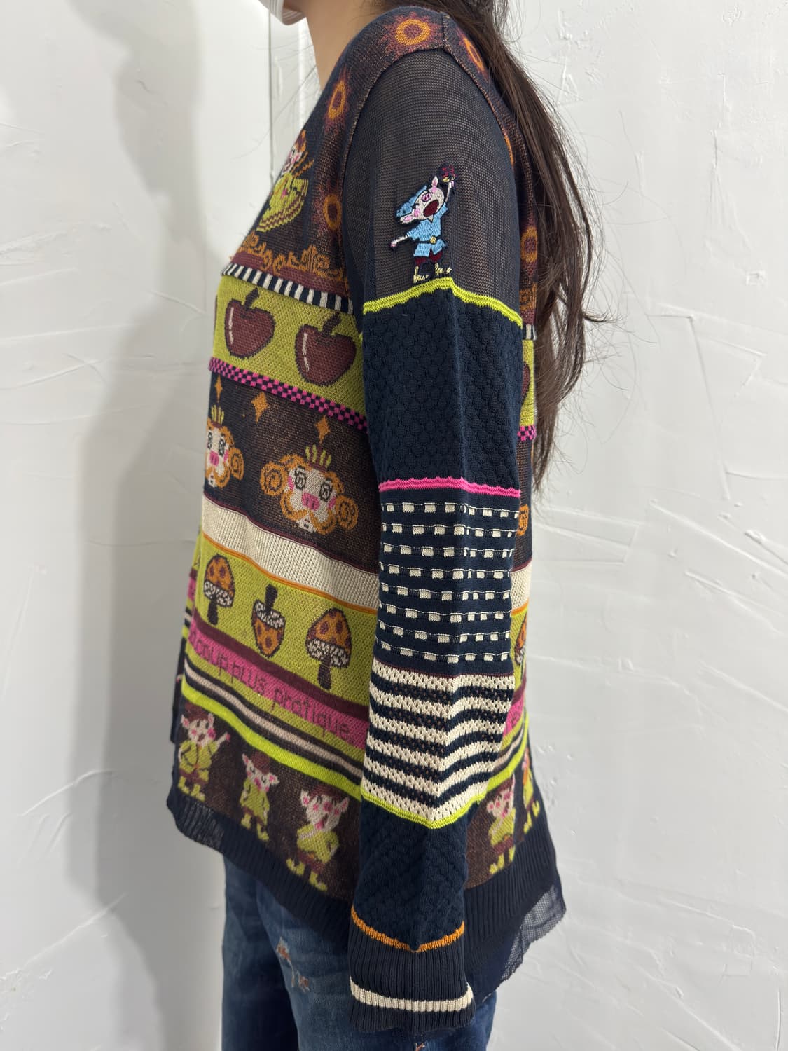 olleborebla design knit top 상품이미지4