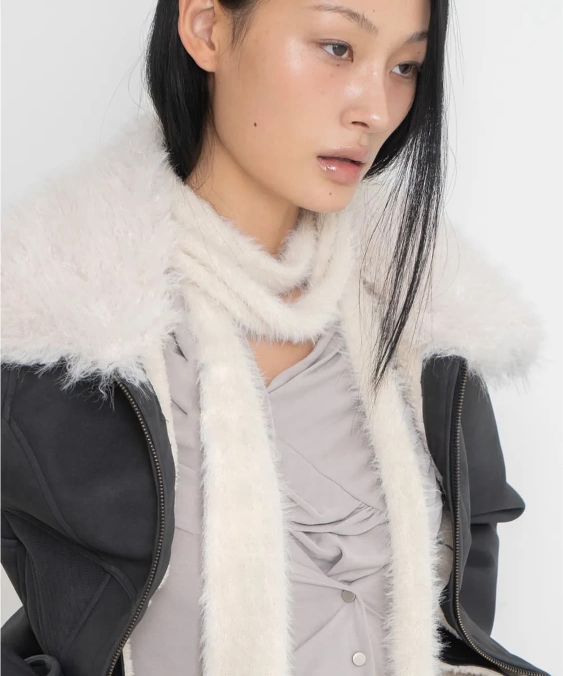 ANGEL WING GLOVE MUFFLER SET (IVORY) 상품이미지2