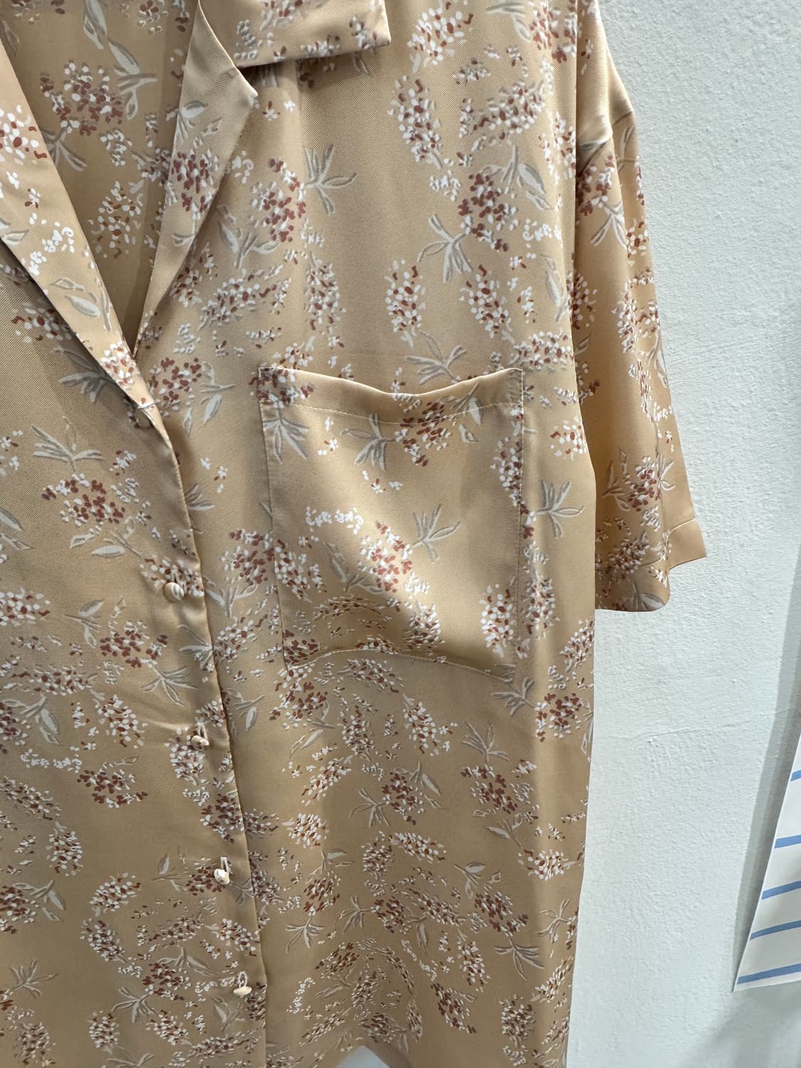 japan vintage 실키 잔꽃 BL 상품이미지2